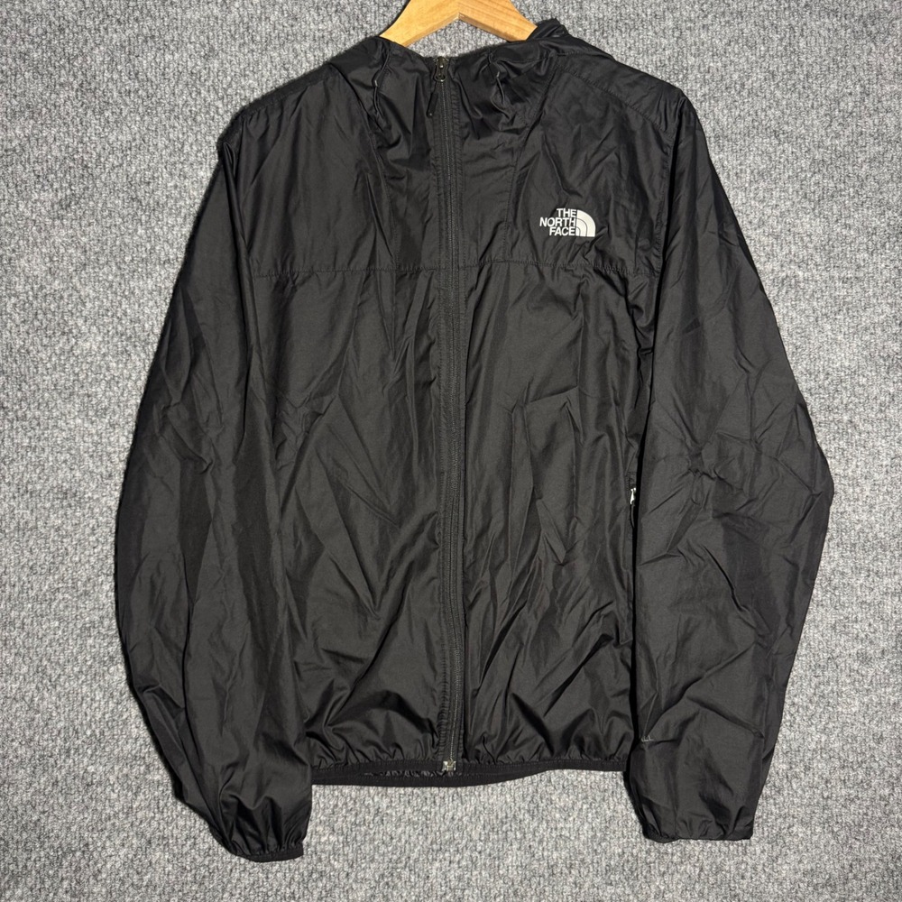 The North Face Cyclone 2.0 WindWall Hooded Windbreaker Jacket Black Size Large